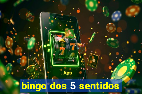 bingo dos 5 sentidos